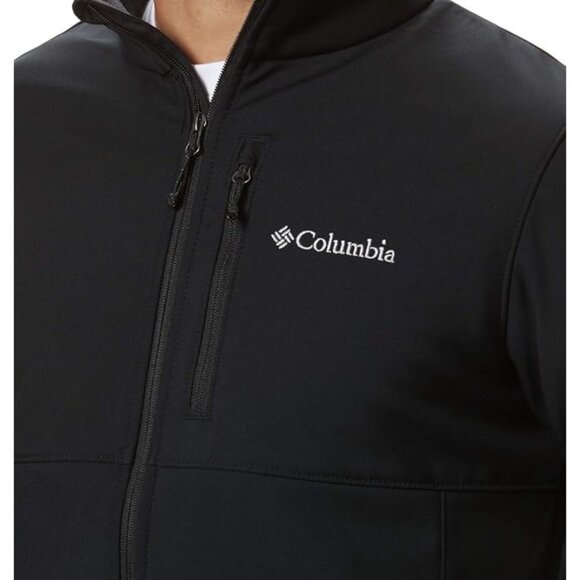 Columbia Men's Ascender Softshell Front-zip Jacket 5X MSRP $130 Black New - Picture 6 of 15